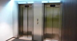 Elevator shaft doors