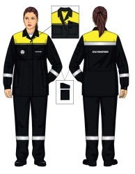 Women's suit for protection against mechanical effects SFA125-103/001-DKB