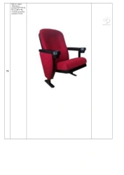 Armchair, brand "Formula", size: 540*720*1000 mm (W*H*H), seat cushion thickness 110 mm