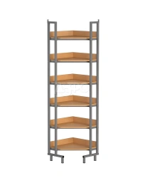 Shelving unit on metal frame EL-106.08.00-06