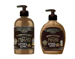 Liquid soap "Krestovnikov Brothers' Factory Jubilee. Coffee cream"