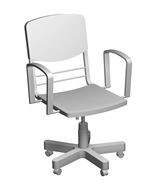 Height-adjustable swivel chair, SPRPV