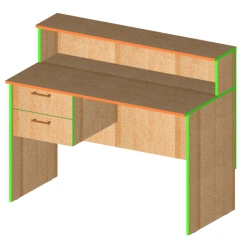 Library barrier table (plexiglas)