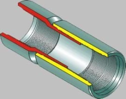 Drill pipe lock (nipple and coupling) long version NKT-73