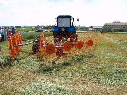 Wheel-Finger Rake H90V8C for Hay Gathering