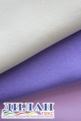 Cotton knitted fabric (100% cotton) smoothly dyed: ribana