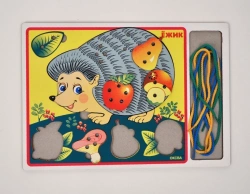 Hedgehog Lacing Game