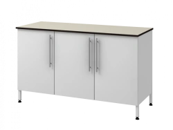 Wall-mounted table on supporting metal cabinet 1500 PTDLg