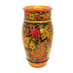 Vase lime Khokhloma painting 230x120MM 04140230120