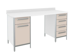 Table of doctor-laborator SL-3 from a set of furniture for clinical diagnostic laboratories according to TU 9452-013-13305037-20