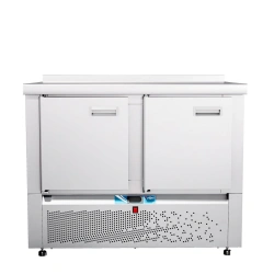 Refrigerated medium-temperature tables (counters) with lower arrangement of the unit ???-70?-01 and its variations