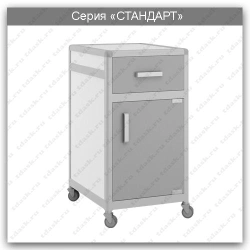 Standard series laboratory pedestal: TLp.05.00