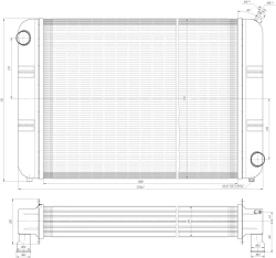 Water radiator BR7511.1301.100
