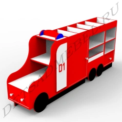 7.19 Rack for toys "Fire engine"