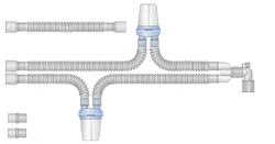 Respiratory devices for joint use with anaesthetic and resuscitation equipment, version: p