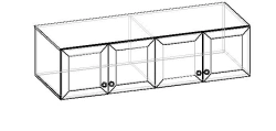 Mezzanine for wide cupboard