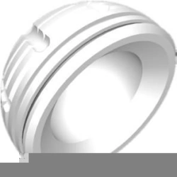 STM cemented acetabular component, full-profile, diameter 32 mm, size 46