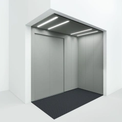 Electric passenger lift with machine room, model LP, capacity 630 kg, speed 1,0 m/s.