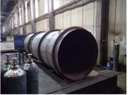 Flue gas ducts (gas pipes) within the boiler