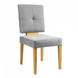 Amiens upholstered chair on wooden legs