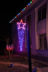 LED console (LED panel) "Rocket" - decorative street lamp on brackets (modifications 220V, 24V, 12V),