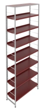 Metal shelving unit 900x300x2352 mm
