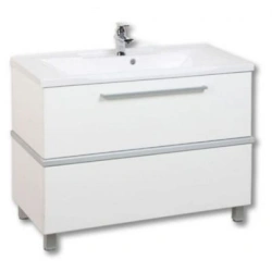 Undermount sink cabinet Aquaton Turin 100 c silver panel 1A121701TU7801.A121.7.01T.U78.0
