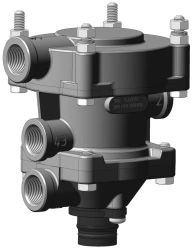 Trailer brake control valve with two-wire actuator 100-3522010-10