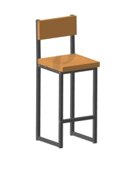 Work chair RS 01.00.57 Loft semi-bar Simpl