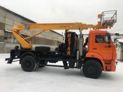 Hydraulic hoist model PSS-131.22E on chassis KAMAZ-53605