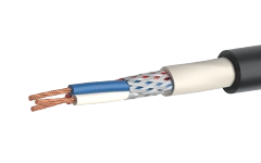 Marine cable of SPSEVng(A)-LS grade with cross-linked polyethylene insulation, with individual core shielding, in polyvinylene s