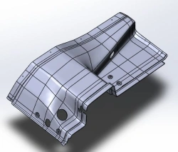 Console side trim PD 2001.67.06.004