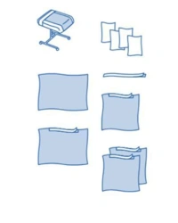 Single-use sterile surgical linen sets "ZDRAVMEDTECH" according to TU 9398-003-38957094-2005, version: Linen set o