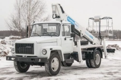 AGP-22T autohydro lift GAZ-33098 22M 80/250/300KG 10.6/7.7/7.2M
