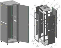 Telecommunication cabinet ??-?-33U-600?1700?600-??