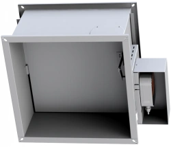 Fire protection equipment: Normally closed fire protection valves Sigmavent 120-NZ-AxV-SV according to specification