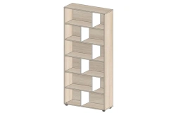 Library shelving unit