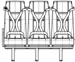 A67R42.6850011 Passenger seat