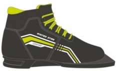 Winter Star comfort ski boots black (logo lime neon) 75