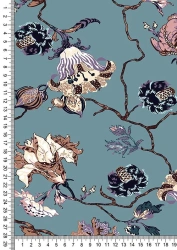 Mixed knitted melange fabric (PE-52%, XL-48%), single lined on the basis of kulirnaya glide