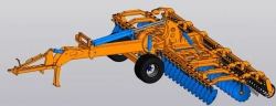 Modular disc harrow BDM-7x2P