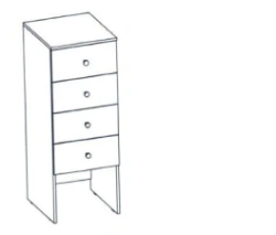 Children's cupboard (Trade mark Alliance-S)