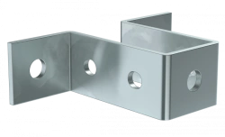 Wall bracket EA for double STRUT profile