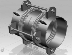 Bellows shear compensator (type L) of LRN design with nominal diameter from 15 mm up to 5000 mm, with nominal pressure from 0