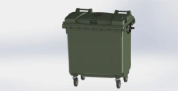 Mobile bin 770 l Art.26.C19.V/1 (20.804.70.PE; 21.053.70.V/1)