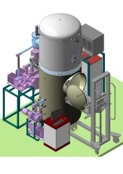 Vacuum elevator electric resistance furnace B-5.5.E-12SV-IVT-F