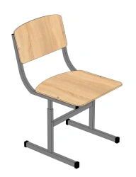 Student chair, adjustable, square tube STU-1P
