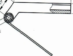Guide for punch, article no. 319.017