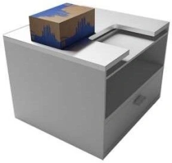 Universal barrier for receiving parcels for MSH C