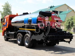 Autogoudronator AB 10.0 (6520) model ST. 004 on the basis of KAMAZ 6520-53, 6520-B5 chassis.